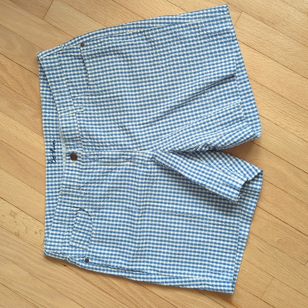 Boden Gingham Shorts size14L